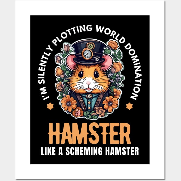 Scheming Hamster Wall Art by Pearsville